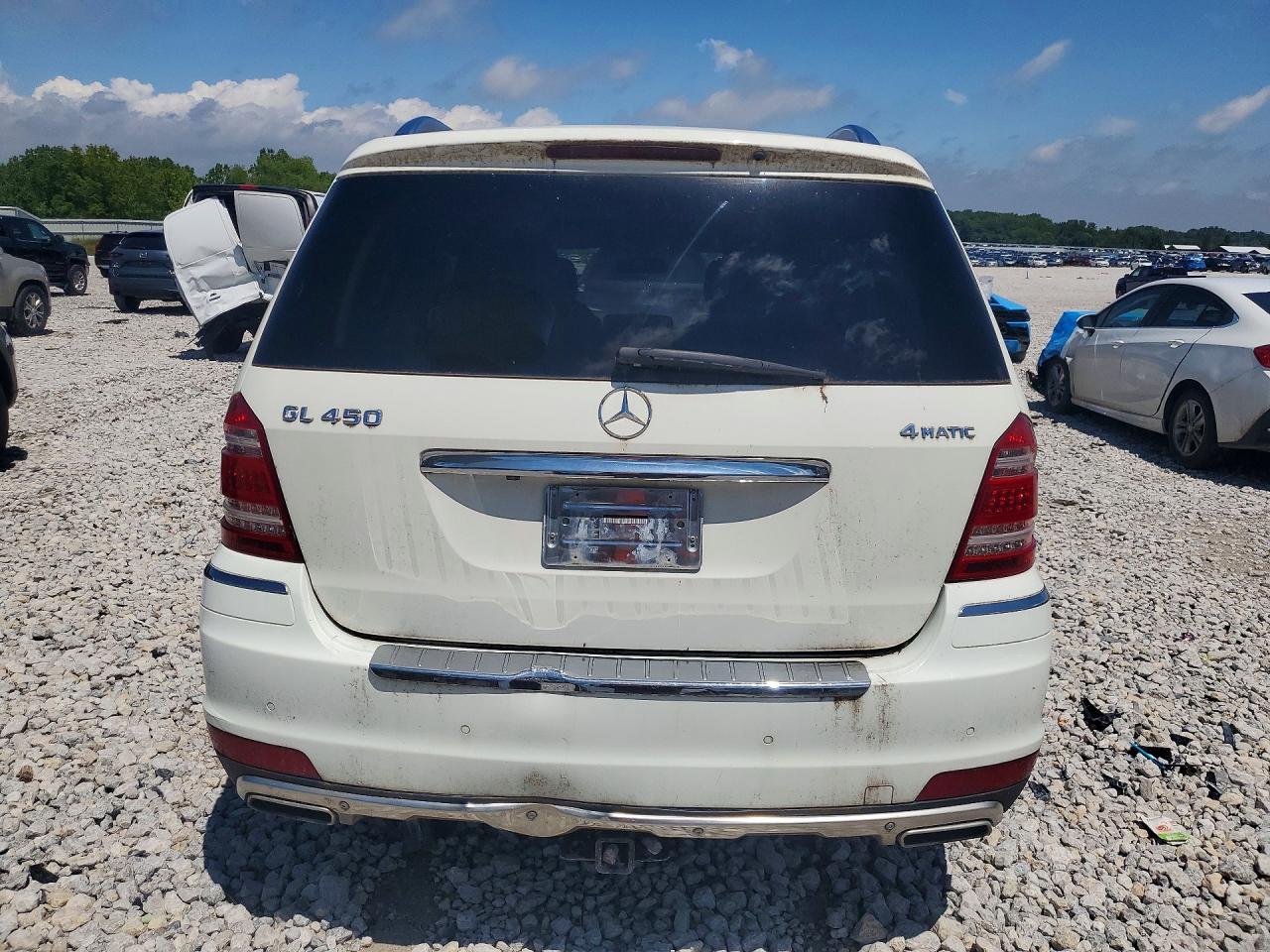 2012 Mercedes-benz Gl 450 4matic White vin: 4JGBF7BE3CA794656