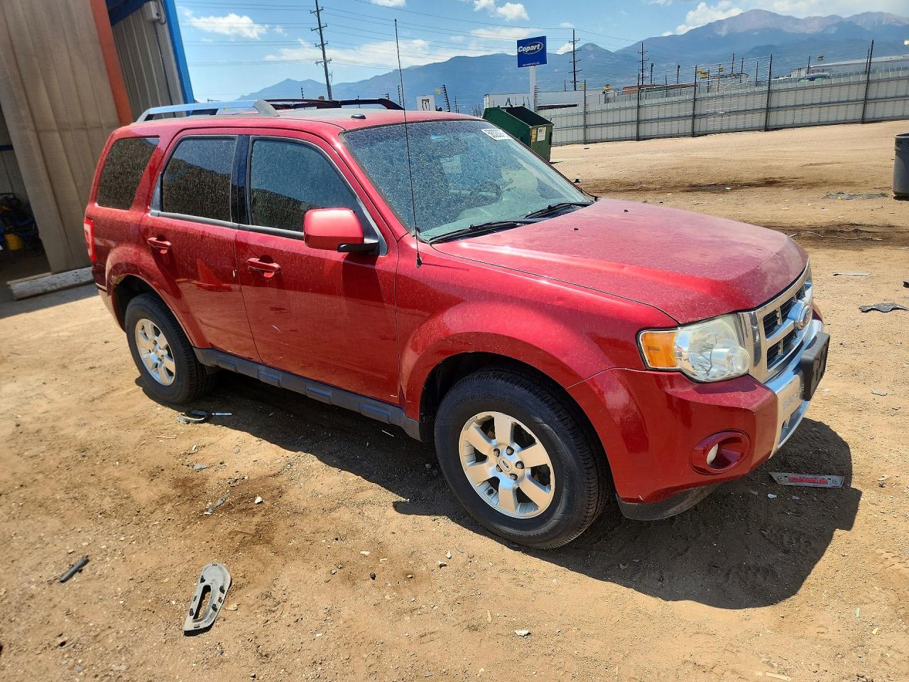 2012 Ford Escape Limited Red vin: 1FMCU9EG8CKB78593