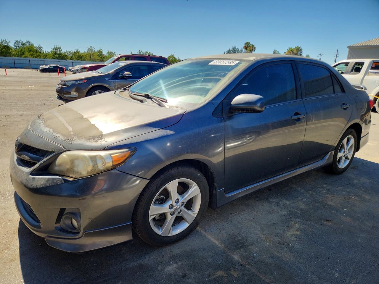 2011 Toyota Corolla S Gray vin: 2T1BU4EEXBC552395