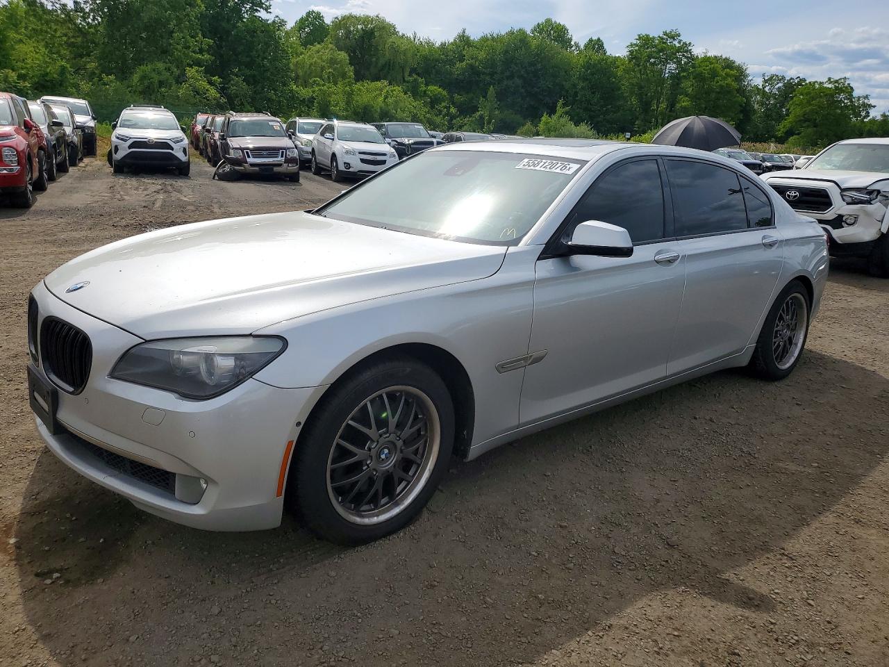 2012 Bmw 740 Li Silver vin: WBAKB4C55CC576135