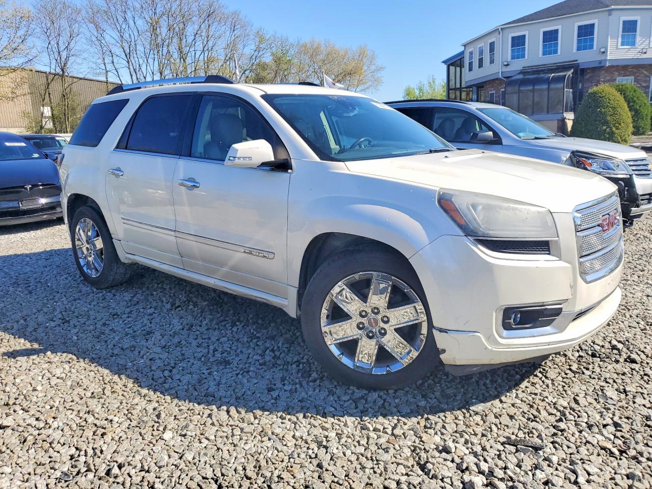 2015 Gmc Acadia Denali Белый vin: 1GKKVTKD5FJ310826