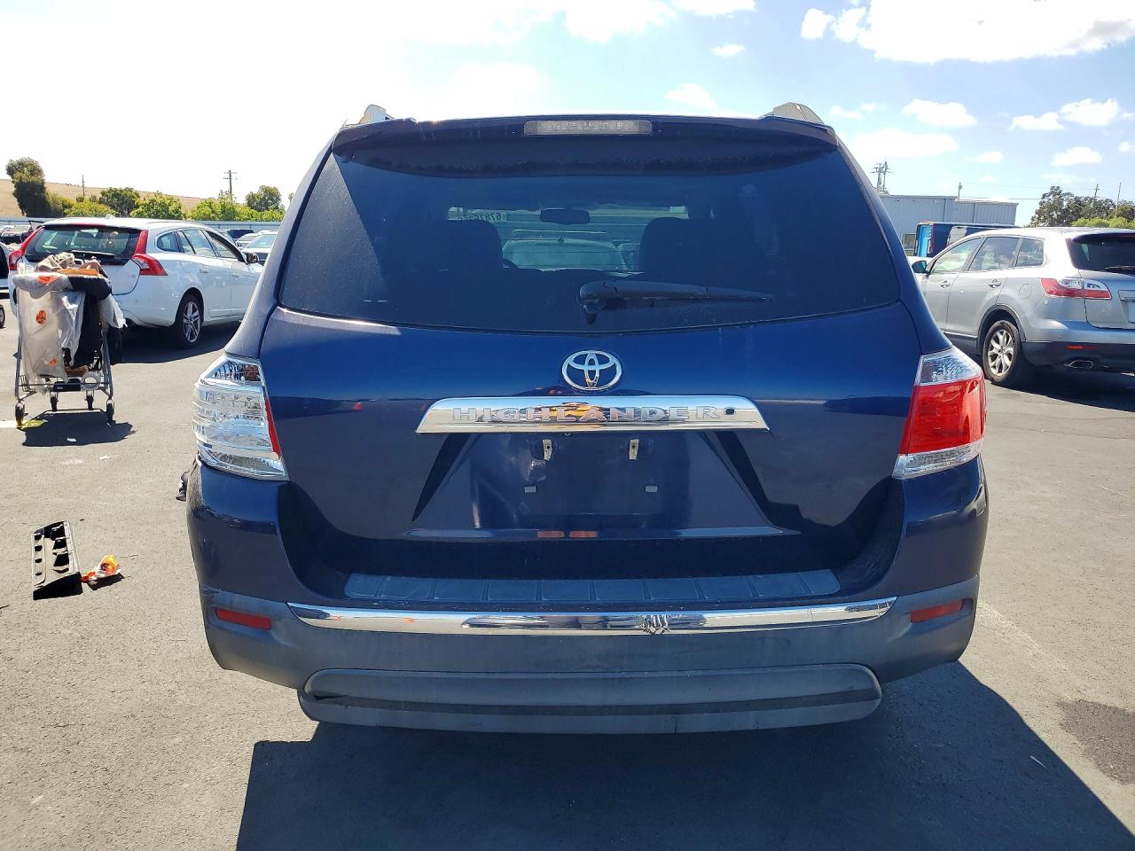 2013 Toyota Highlander Se Blue vin: 5TDZK3EH7DS100567