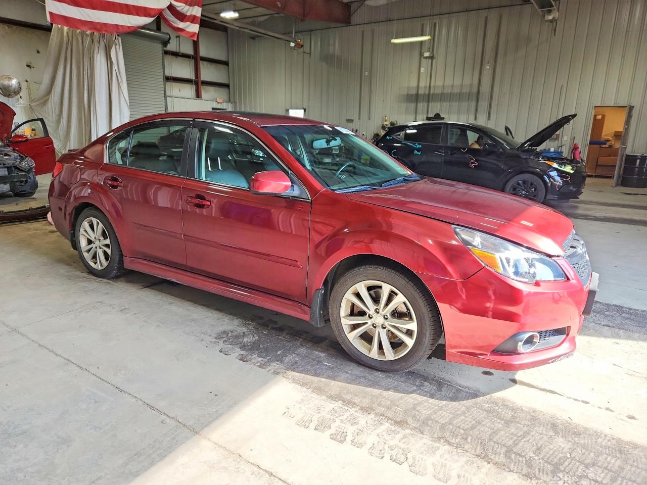 2014 Subaru Legacy 3.6r Limited Red vin: 4S3BMDM61E2022202