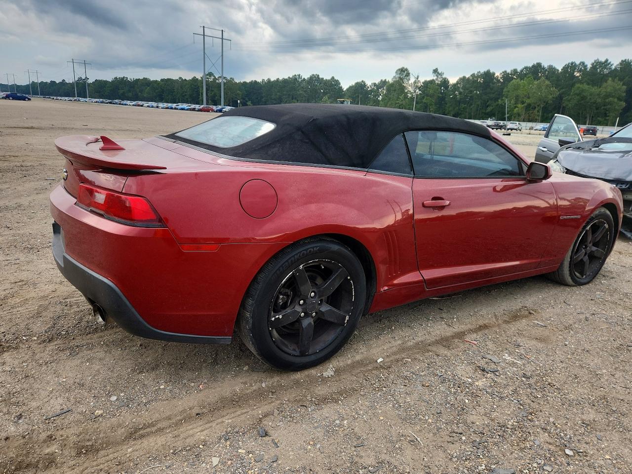 2015 Chevrolet Camaro Lt Red vin: 2G1FD3D38F9183580