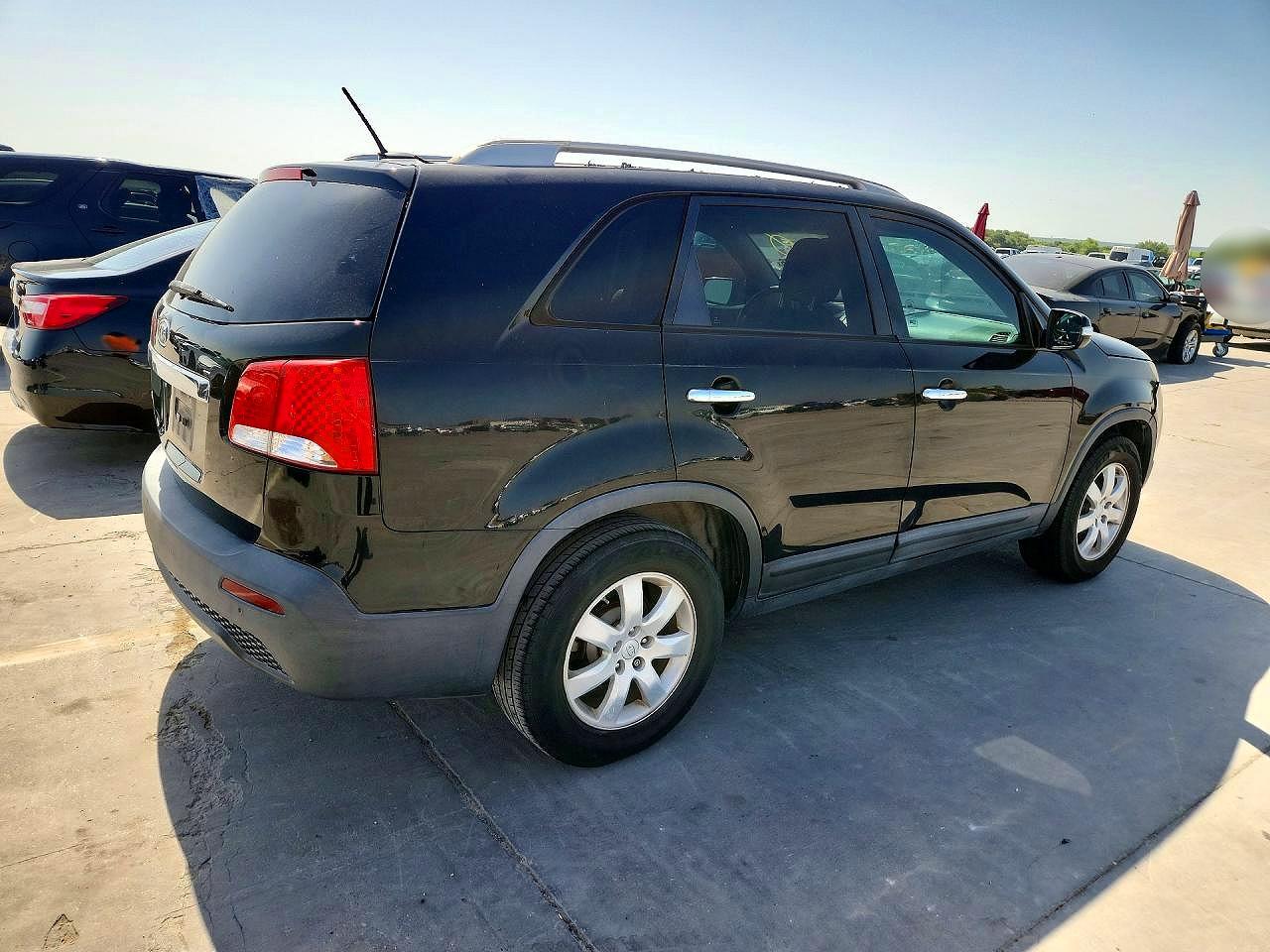 2012 Kia Sorento Lx Black vin: 5XYKT4A20CG199783