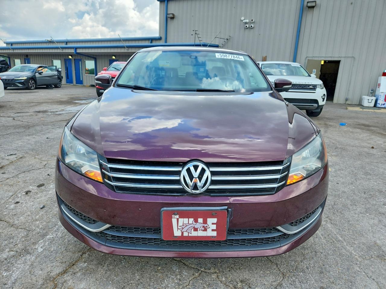 2013 Volkswagen Passat Se Темно-бордовый vin: 1VWBP7A39DC086433
