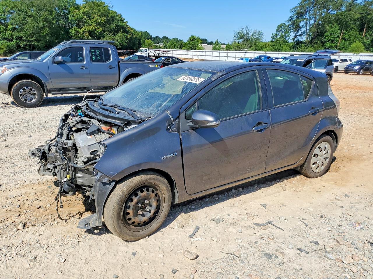 2013 Toyota Prius C One Gray vin: JTDKDTB38D1540010