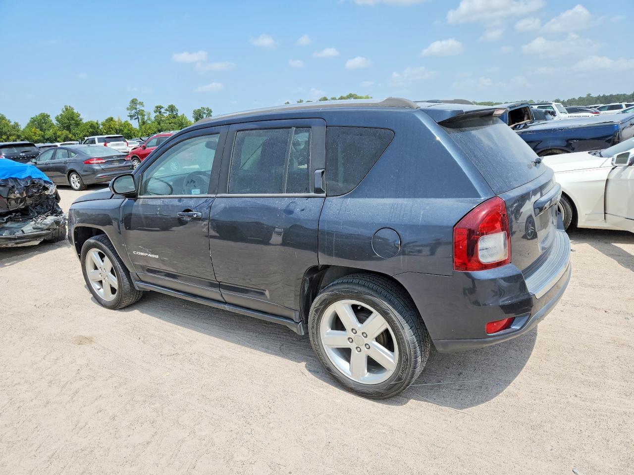 2014 Jeep Compass Latitude Gray vin: 1C4NJCEA1ED831187