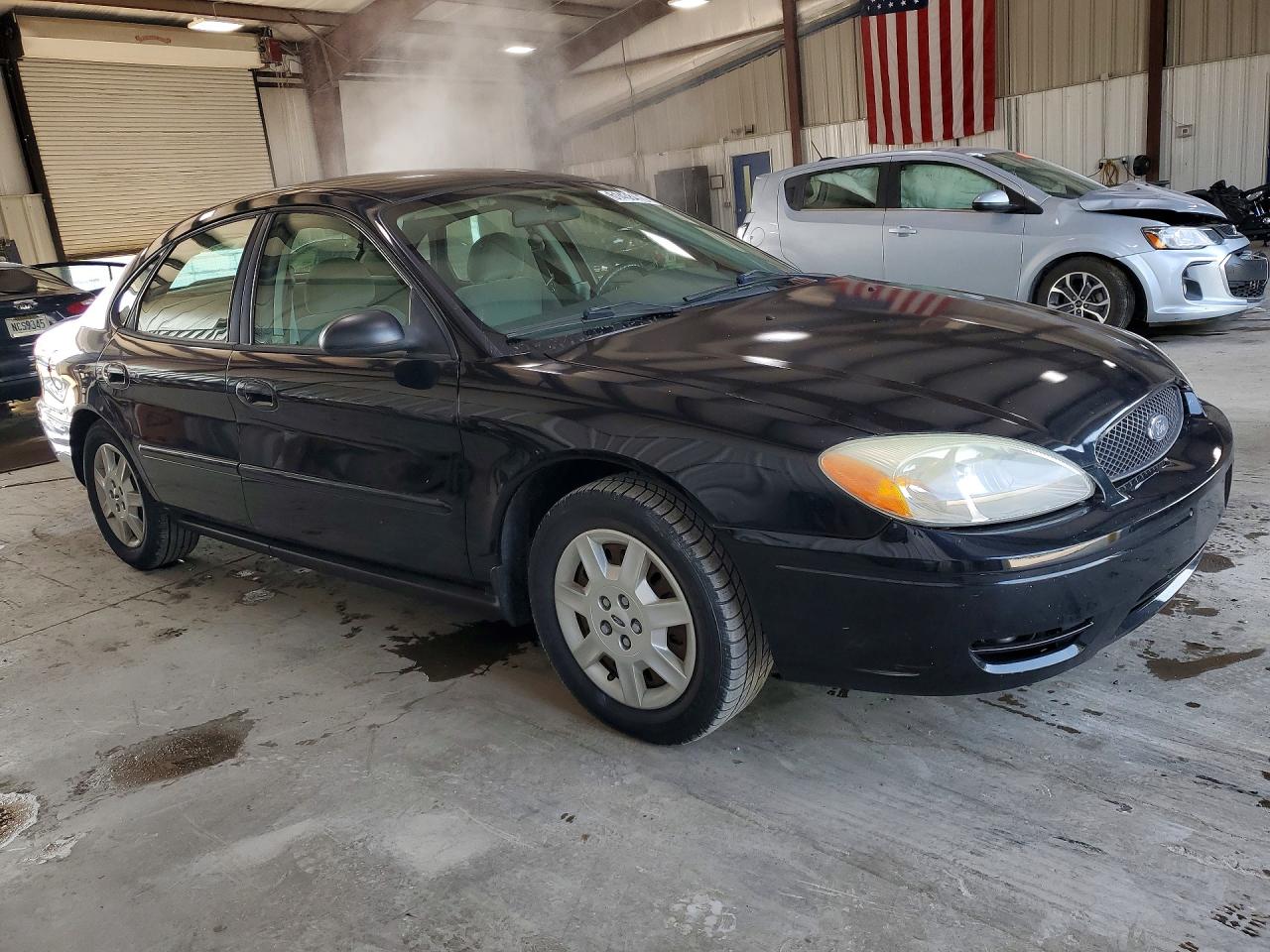 2007 Ford Taurus Se Black vin: 1FAFP53U57A170303