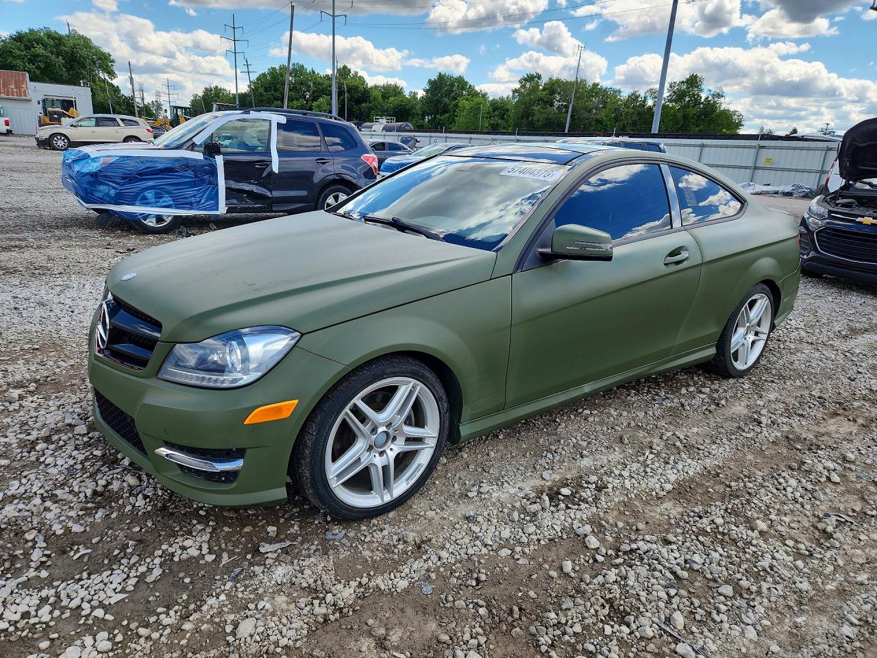2014 Mercedes-benz C 350 4matic Green vin: WDDGJ8JB7EG292681