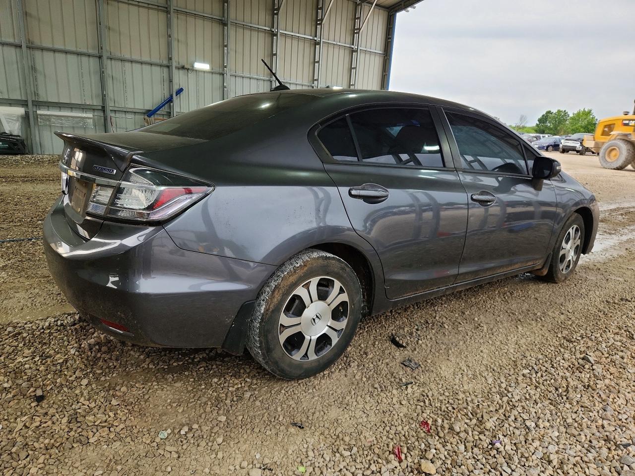 2013 Honda Civic Hybrid Silver vin: 19XFB4F23DE000236