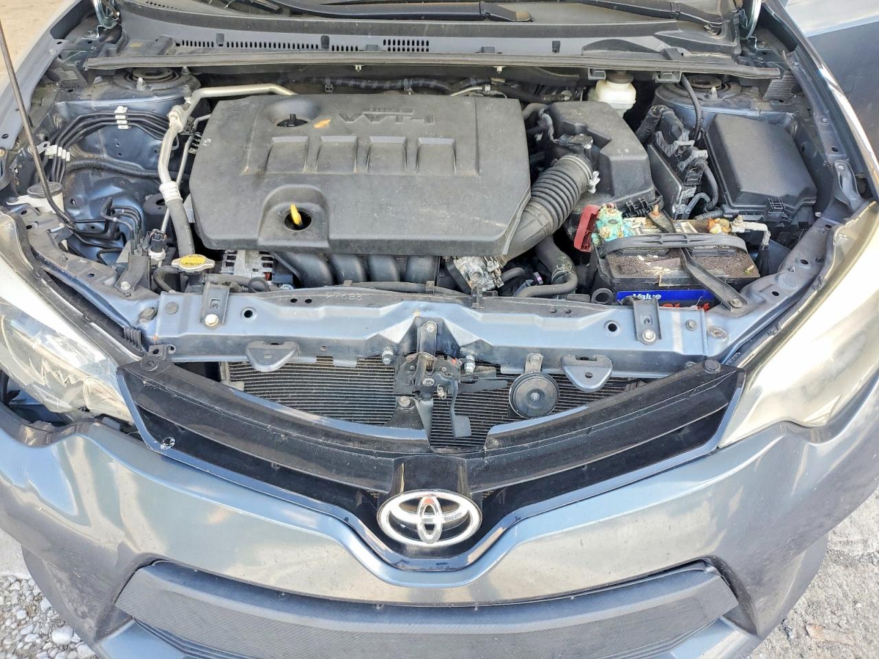 2015 Toyota Corolla L Gray vin: 2T1BURHE9FC417035
