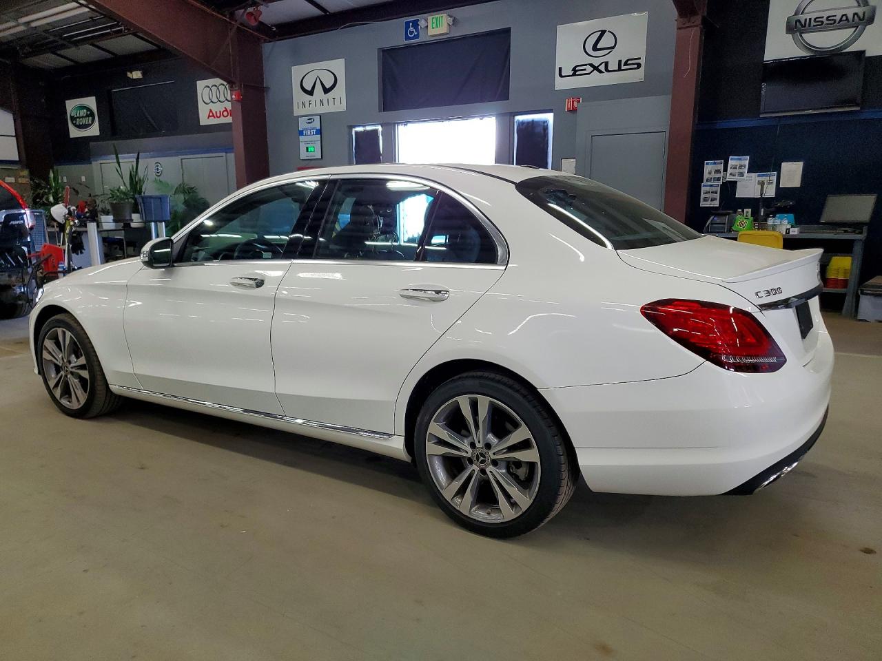 2019 Mercedes-benz C 300 4matic White vin: 55SWF8EBXKU296083