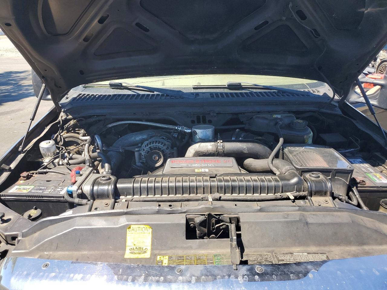 2005 Ford F250 Super Duty Gray vin: 1FTSX21P05EB21584