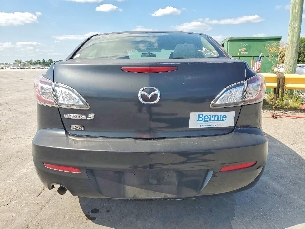 2012 Mazda 3 I Black vin: JM1BL1UF7C1595464
