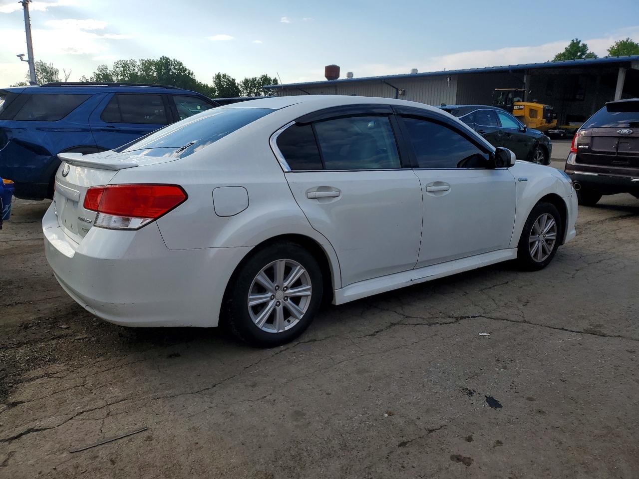 2012 Subaru Legacy 2.5i Premium White vin: 4S3BMBC64C3021316