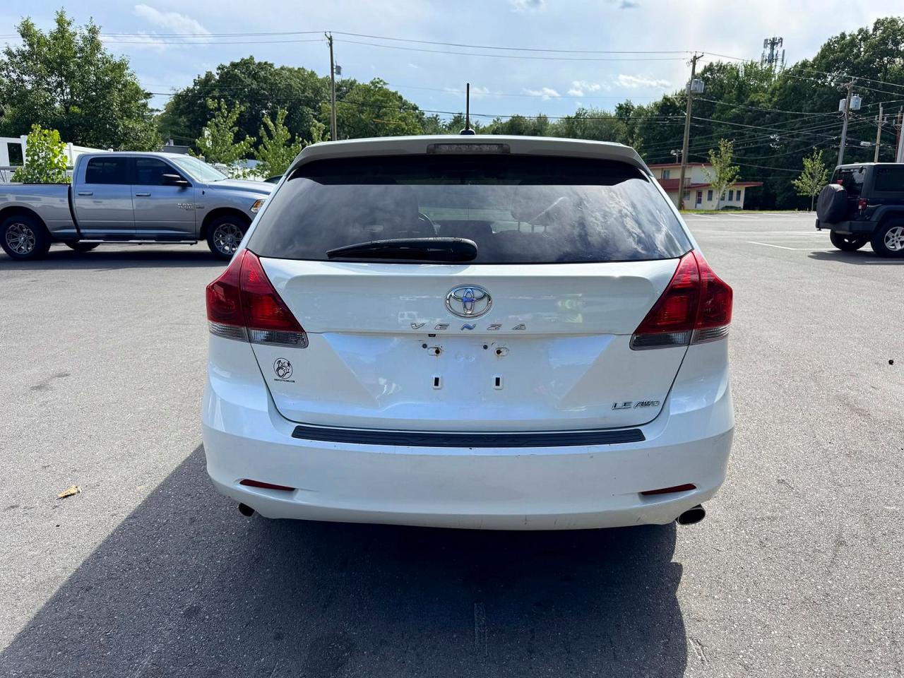 2014 Toyota Venza Le White vin: 4T3BK3BB2EU096669