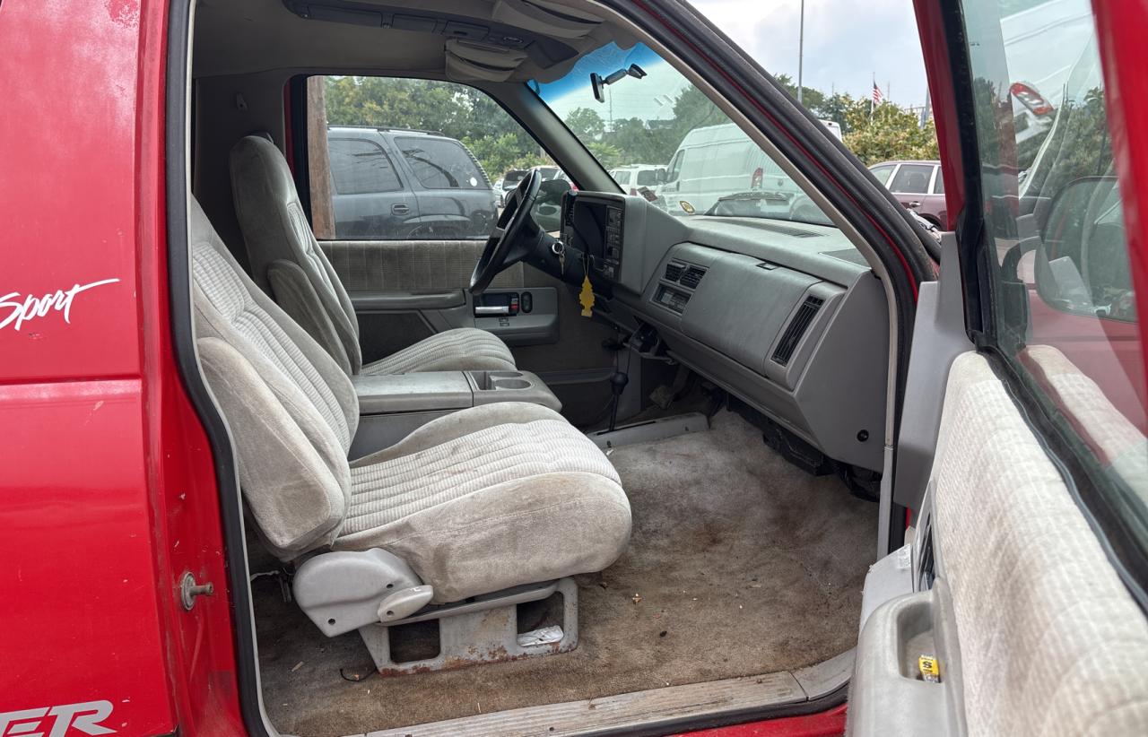 1992 Chevrolet Blazer K1500 Red vin: 1GNEK18K4NJ301343