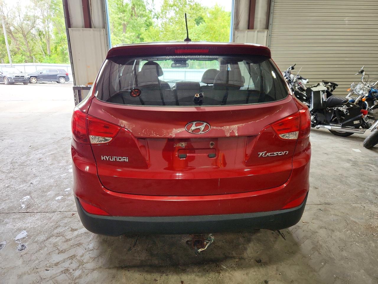 2010 Hyundai Tucson Gls Red vin: KM8JT3AC5AU080276