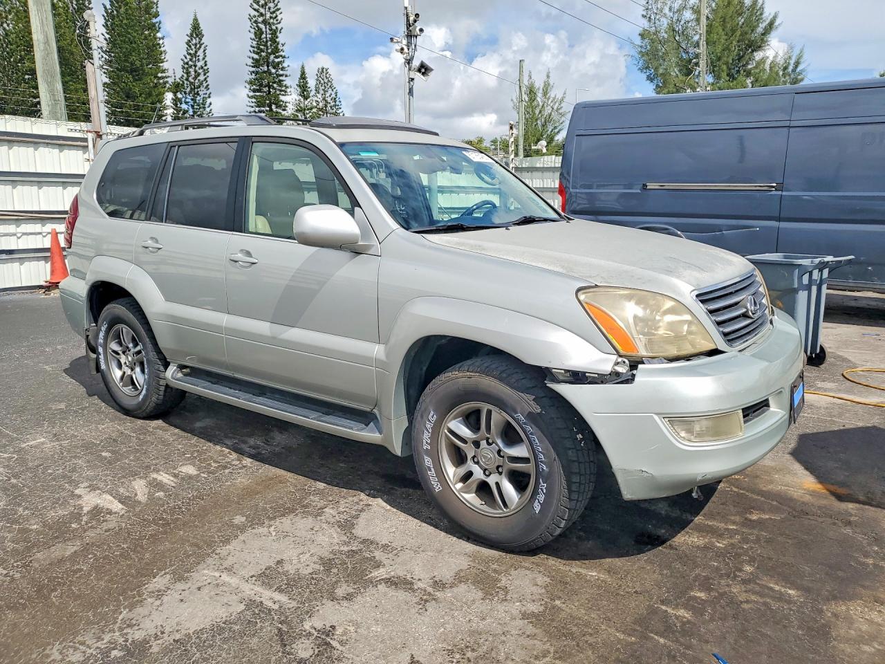 2005 Lexus Gx 470 Silver vin: JTJBT20X350076695