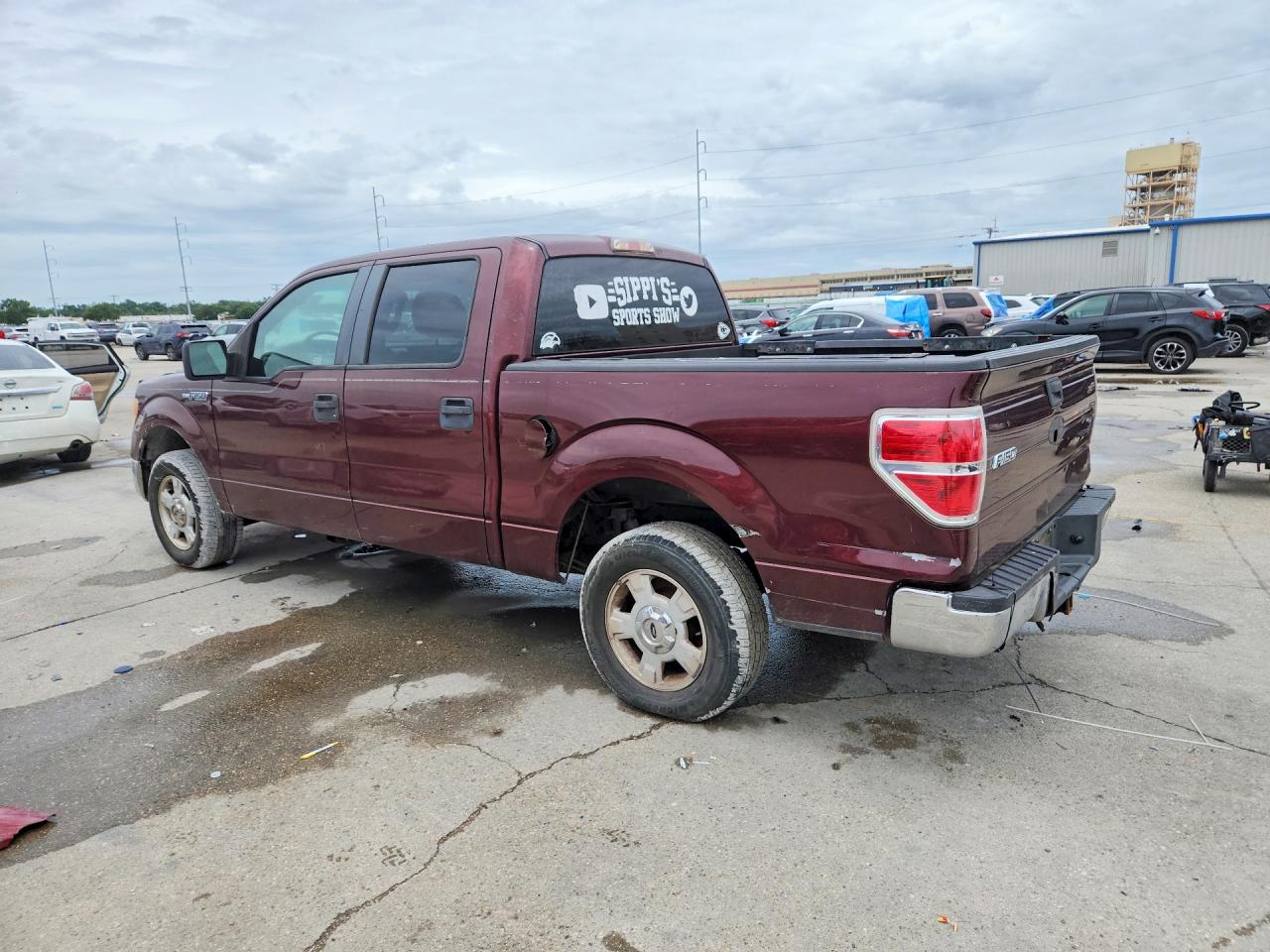 2010 Ford F150 Supercrew Red vin: 1FTEW1C89AKB59844