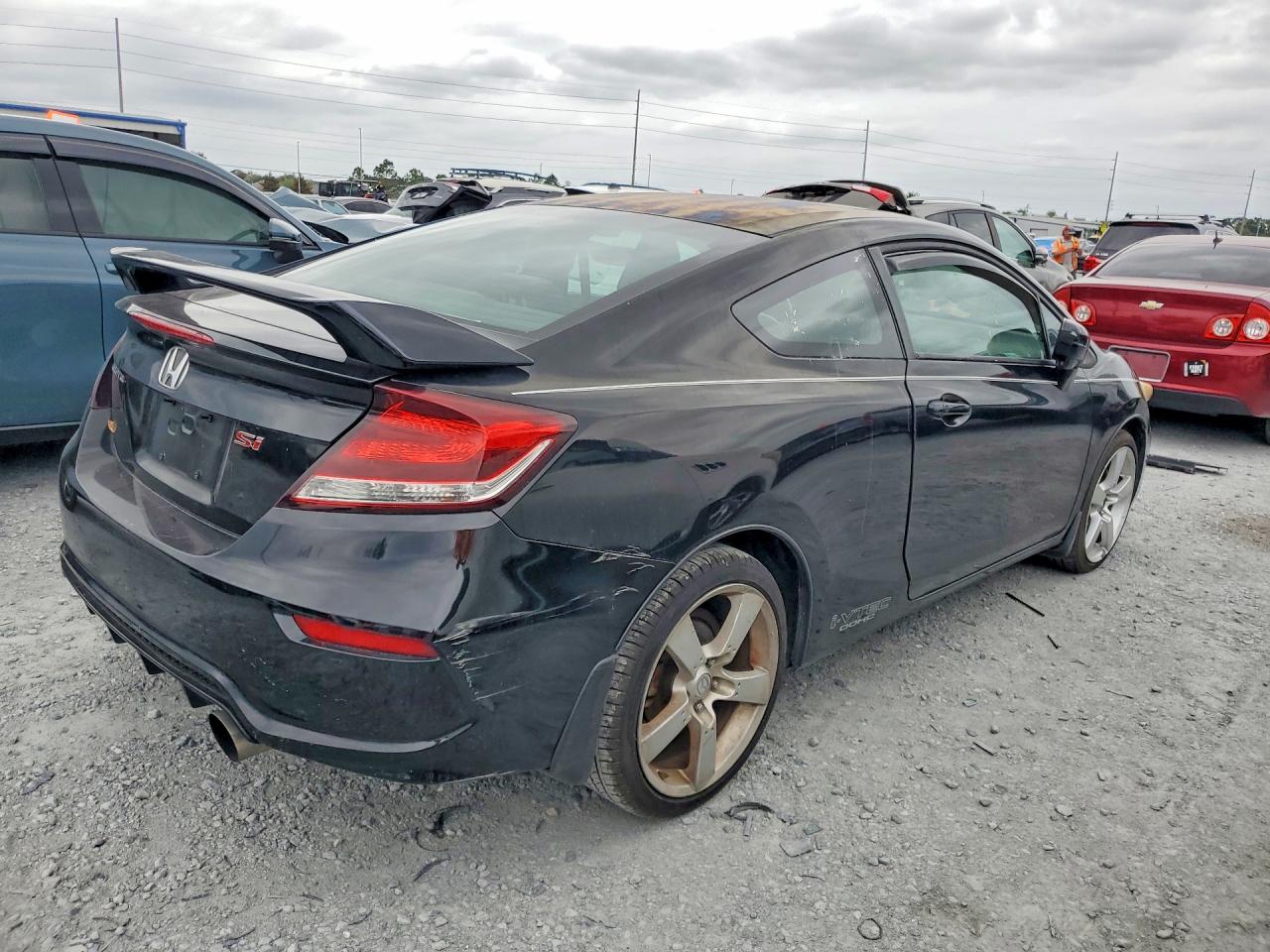 2015 Honda Civic Si Black vin: 2HGFG4A54FH703498