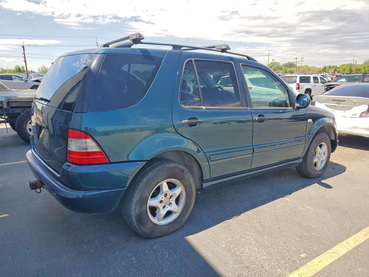 1999 Mercedes-benz Ml 430 Green vin: 4JGAB72E6XA067394