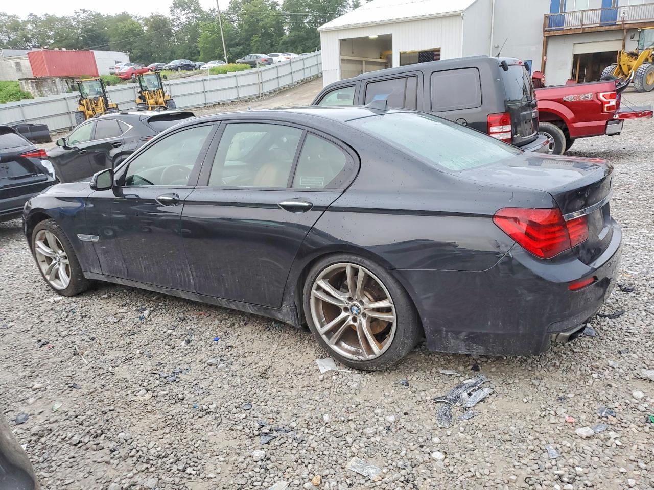 2015 Bmw 740 I Black vin: WBAYA6C50FGK16292