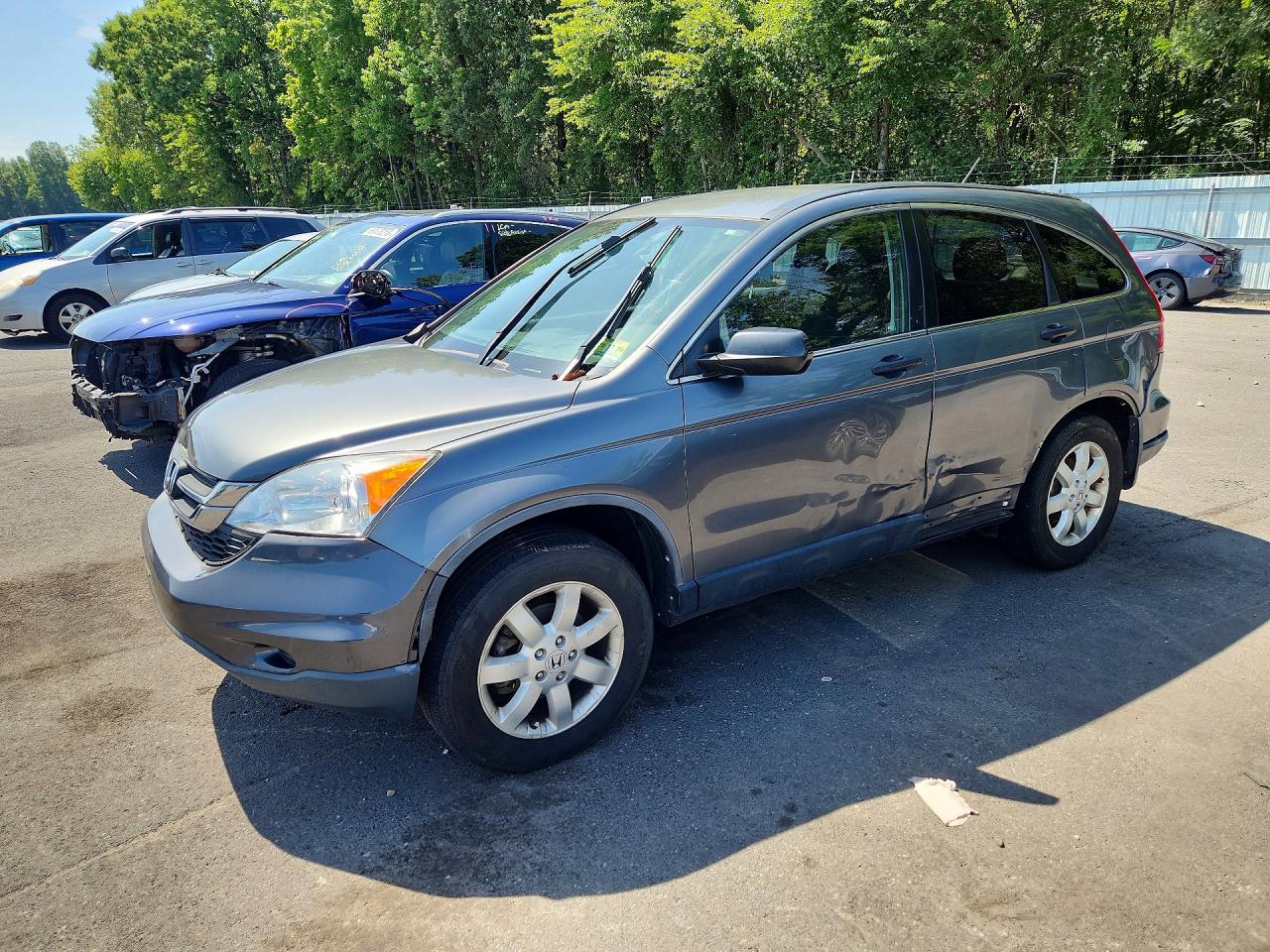 2011 Honda Cr-v Se Gray vin: JHLRE4H42BC002683