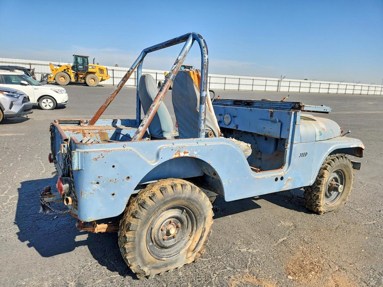 1959 Jeep Wrangler Willys 4wd Blue vin: 5754891579