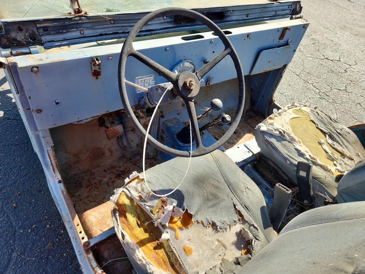 1959 Jeep Wrangler Willys 4wd Blue vin: 5754891579