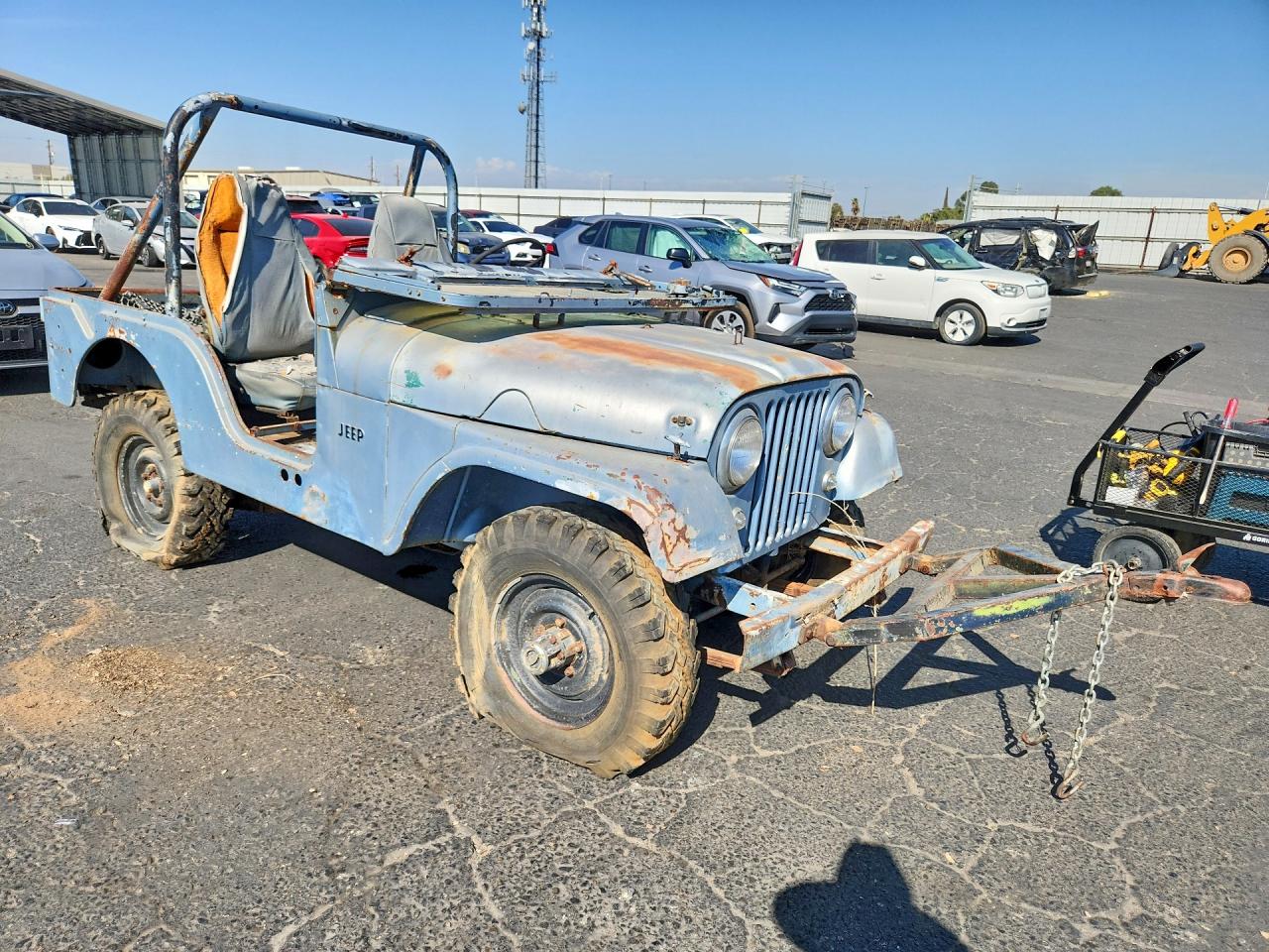 1959 Jeep Wrangler Willys 4wd Blue vin: 5754891579