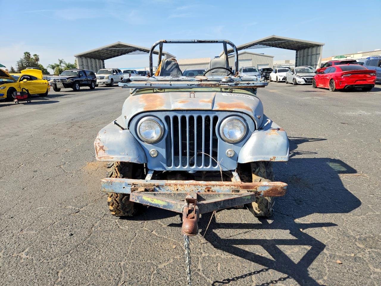1959 Jeep Wrangler Willys 4wd Blue vin: 5754891579