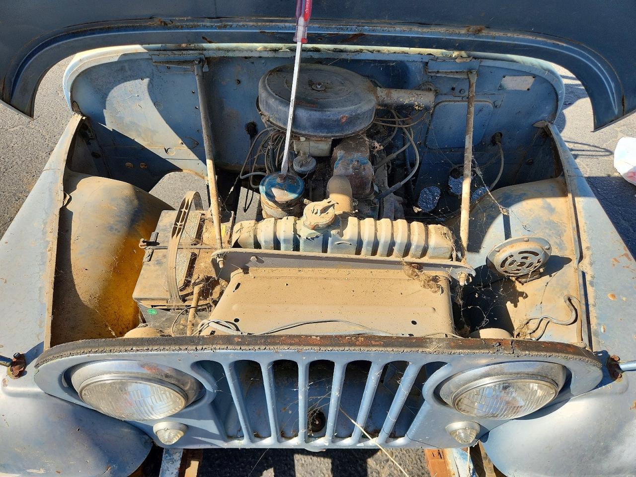 1959 Jeep Wrangler Willys 4wd Blue vin: 5754891579