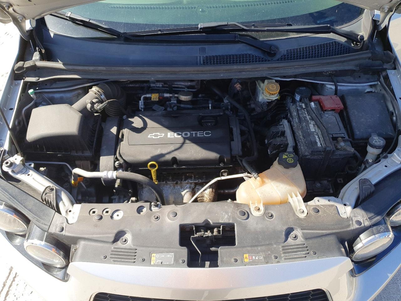 2012 Chevrolet Sonic Lt Silver vin: 1G1JC5SH9C4152912