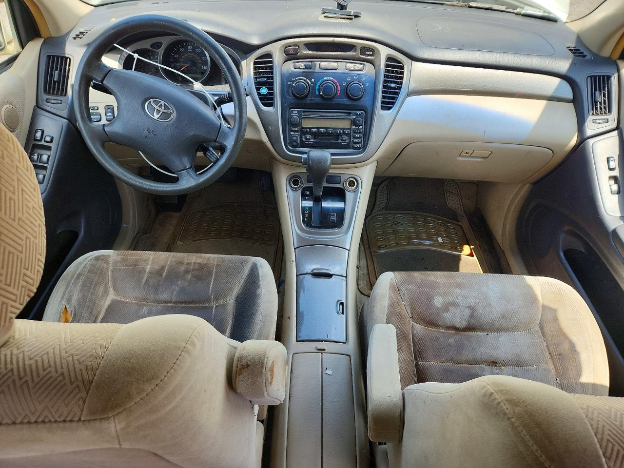 2003 Toyota Highlander Limited Beige vin: JTEHF21A030155099