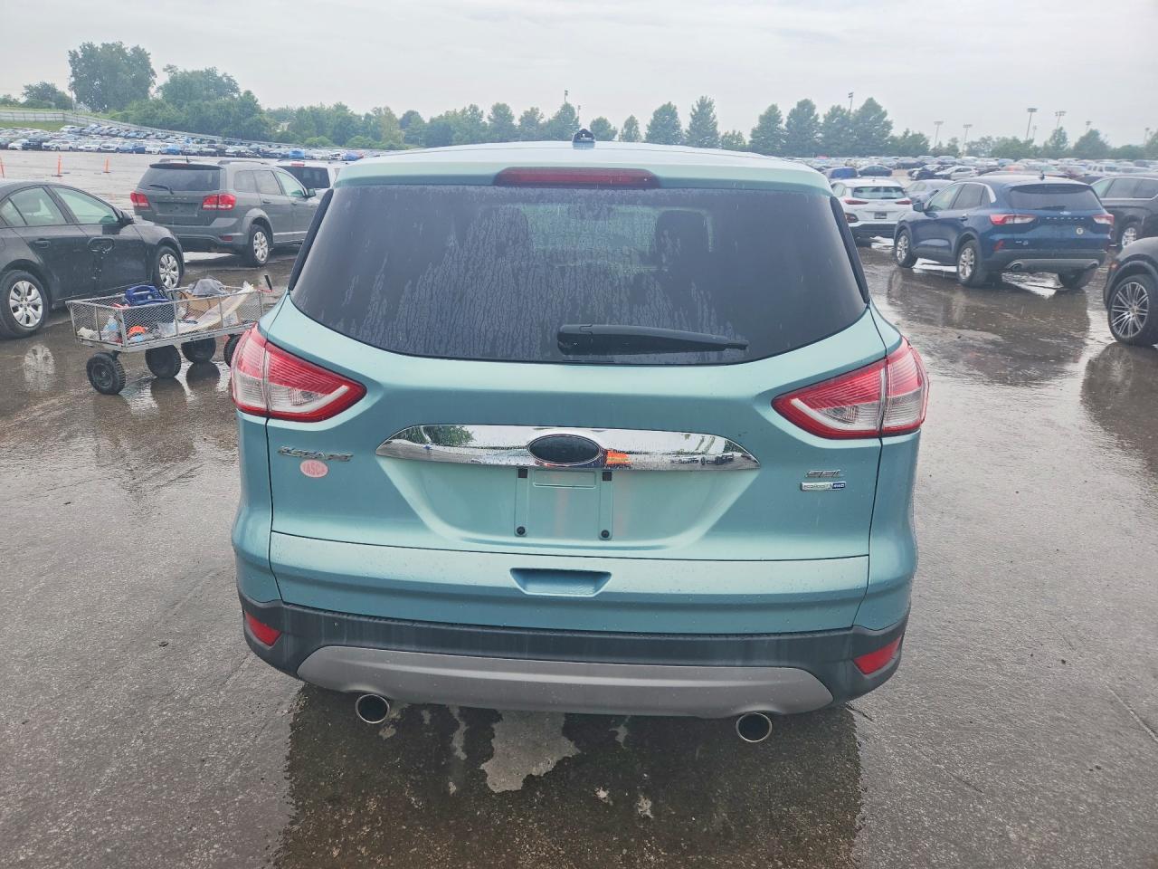 2013 Ford Escape Sel Blue vin: 1FMCU9H94DUC06120