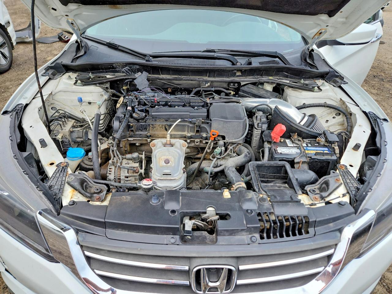 2014 Honda Accord Sport White vin: 1HGCR2F56EA086046