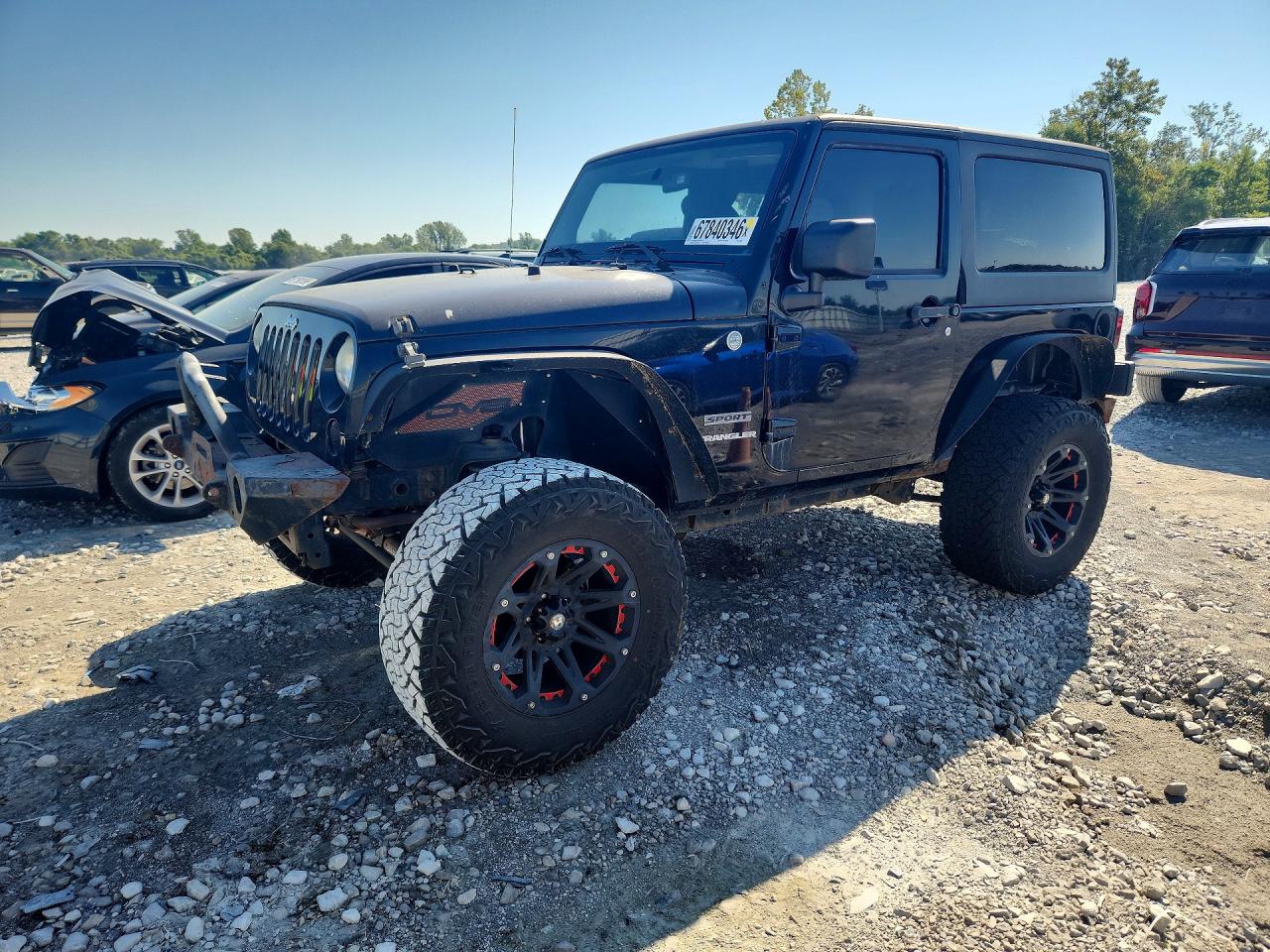 2011 Jeep Wrangler Sport Black vin: 1J4AA2D11BL550898