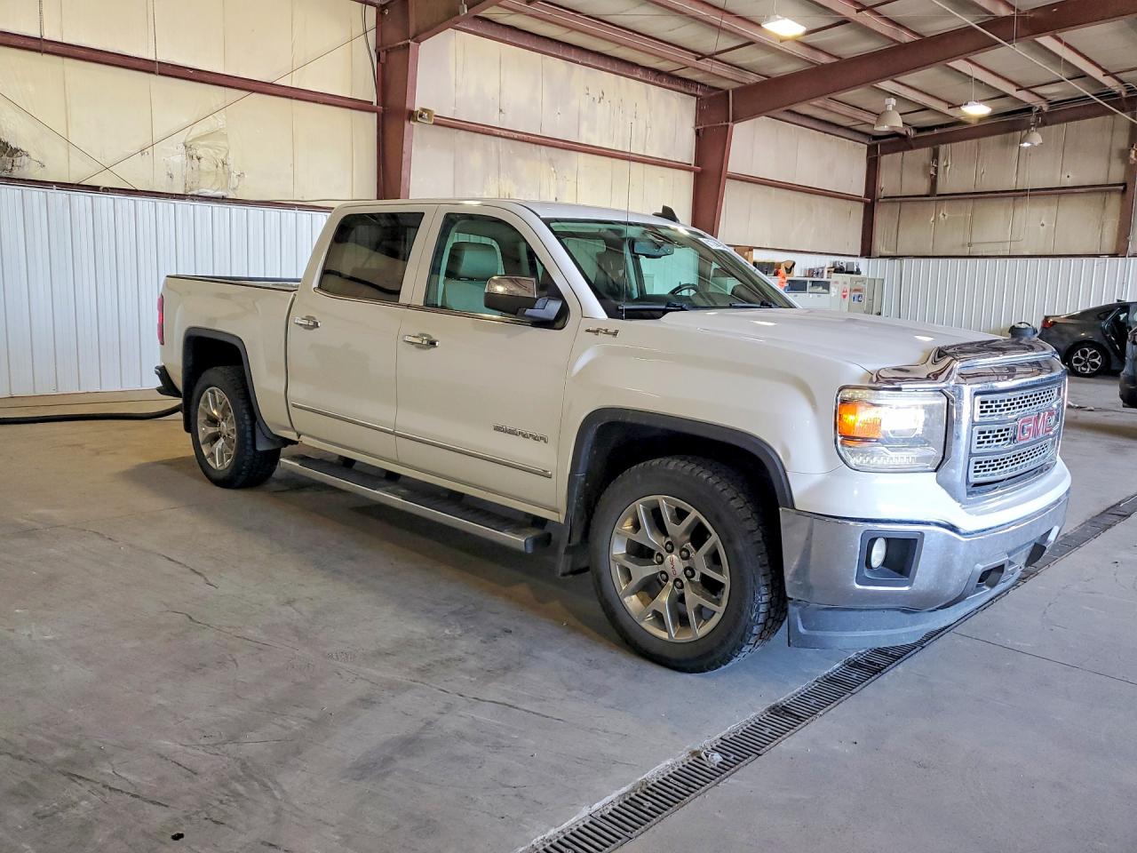 2015 Gmc Sierra K1500 Slt White vin: 3GTU2VEJ4FG529059
