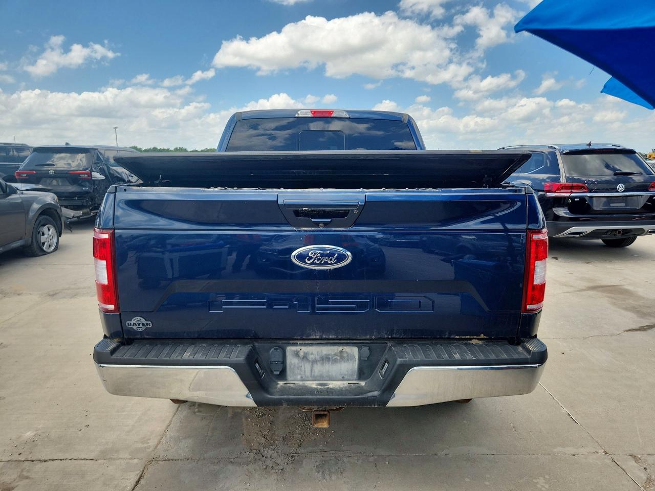 2019 Ford F150 Supercrew Blue vin: 1FTEW1E59KKD03493