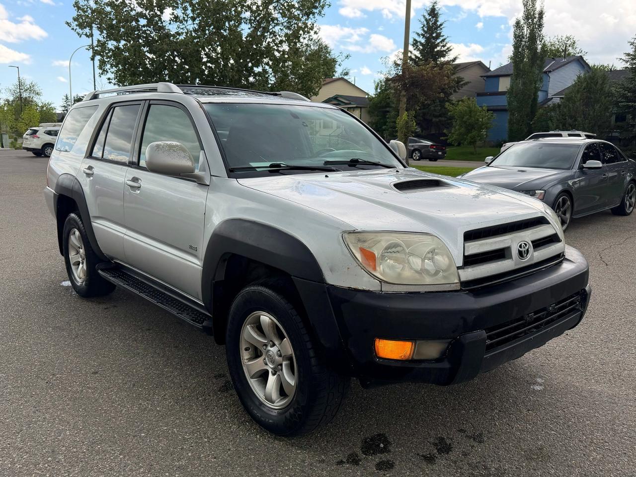 2004 Toyota 4runner Sr5 Silver vin: JTEBU14R840043885