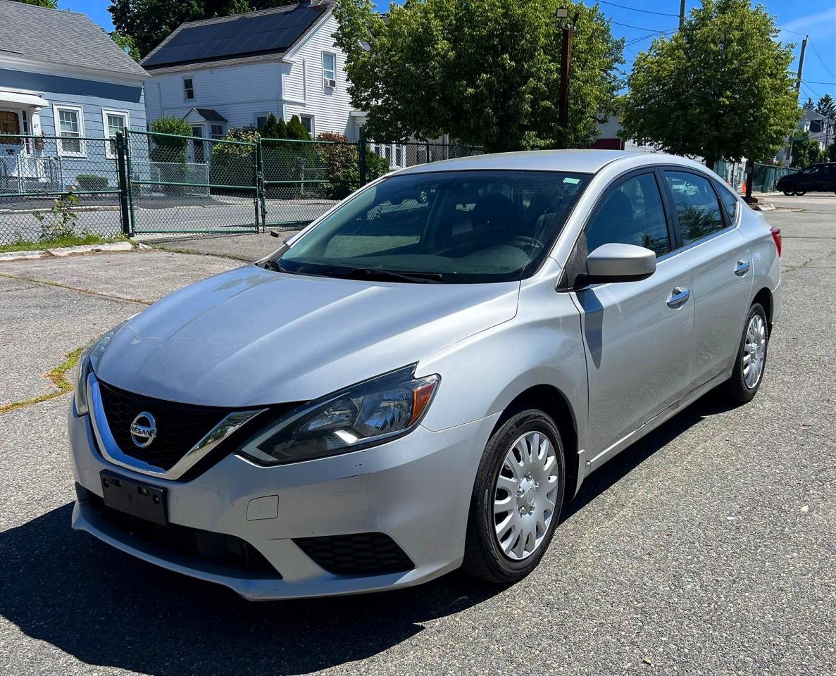 2019 Nissan Sentra S Серебряный vin: 3N1AB7AP0KY443070