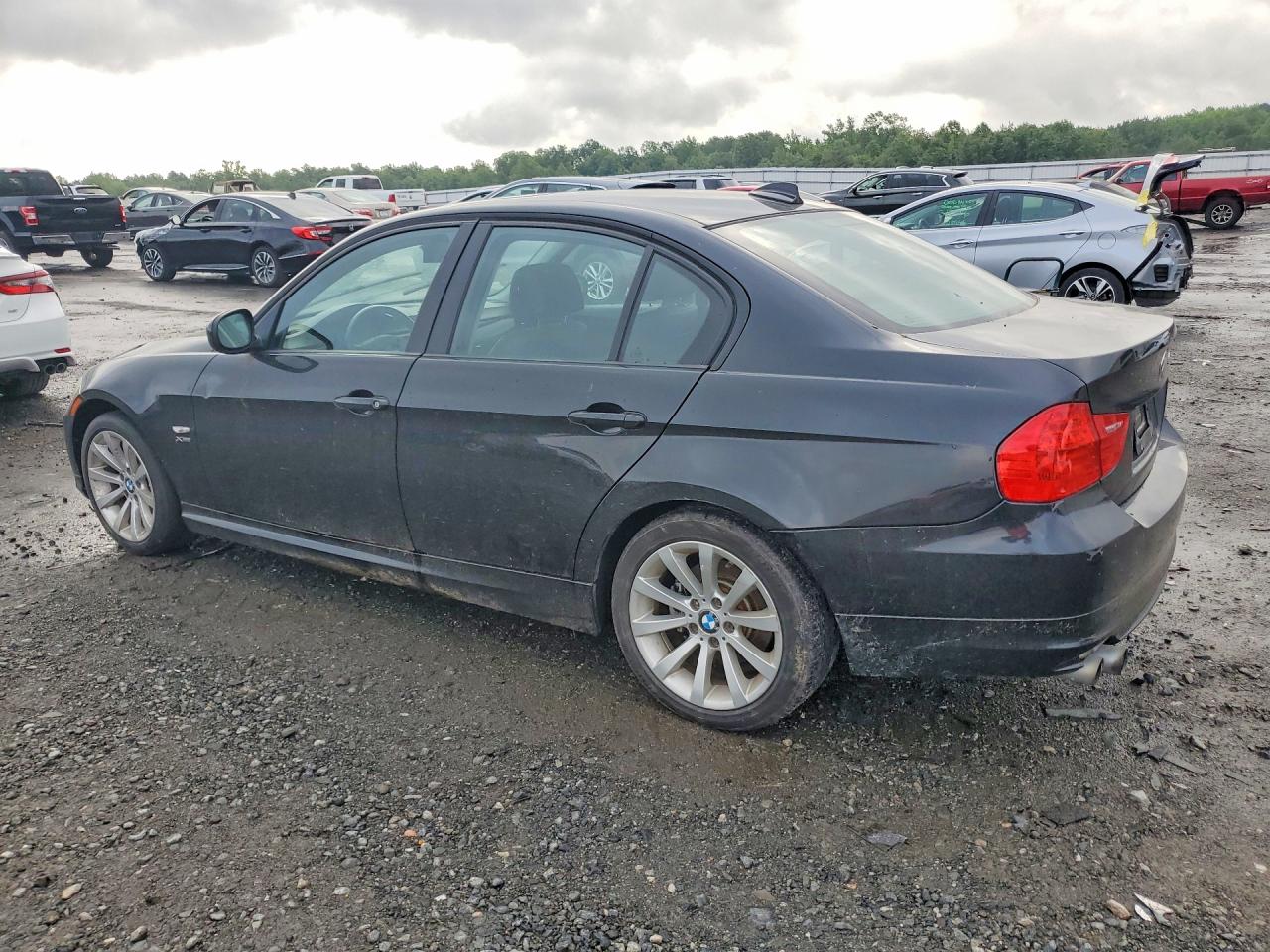 2011 Bmw 328 Xi Черный vin: WBAPK7C58BA972626