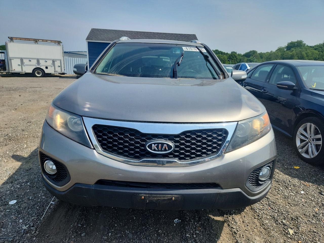 2013 Kia Sorento Lx Gray vin: 5XYKT3A6XDG416772