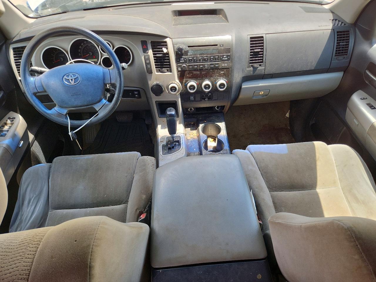 2009 Toyota Sequoia Sr5 White vin: 5TDZT64AX9S000649