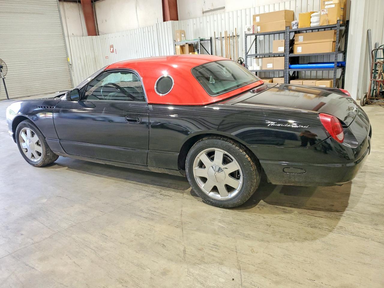 2002 Ford Thunderbird Black vin: 1FAHP60A02Y111037