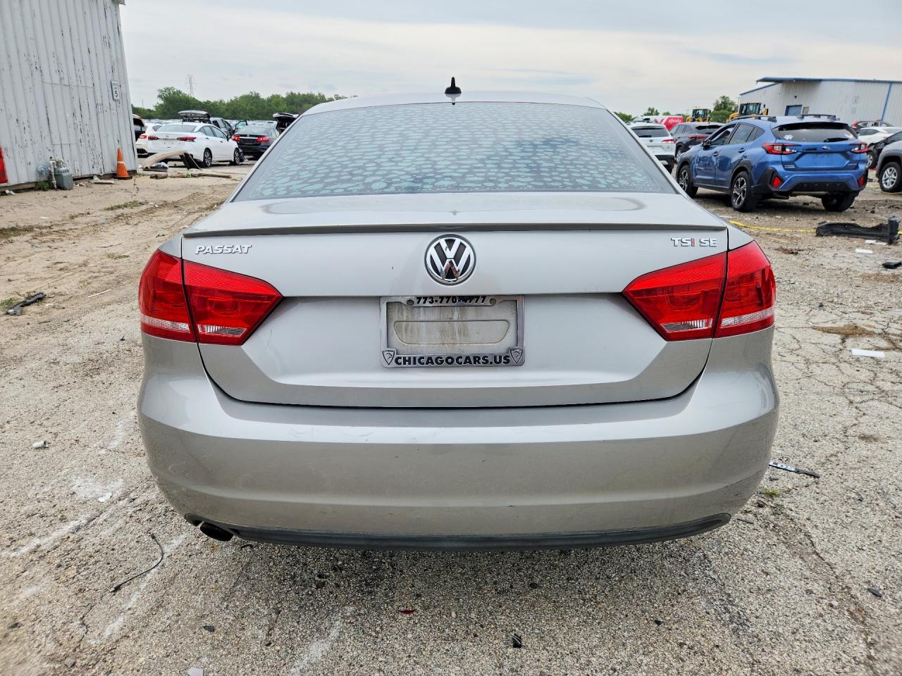 2014 Volkswagen Passat Se Серебряный vin: 1VWBS7A31EC053328