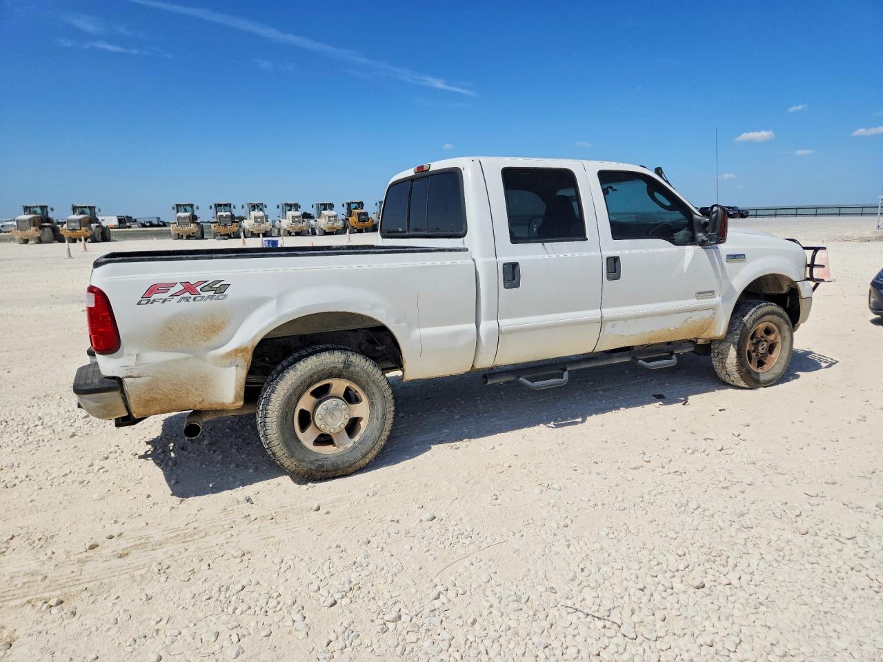 2006 Ford F250 Super Duty White vin: 1FTSW21P26EA26965