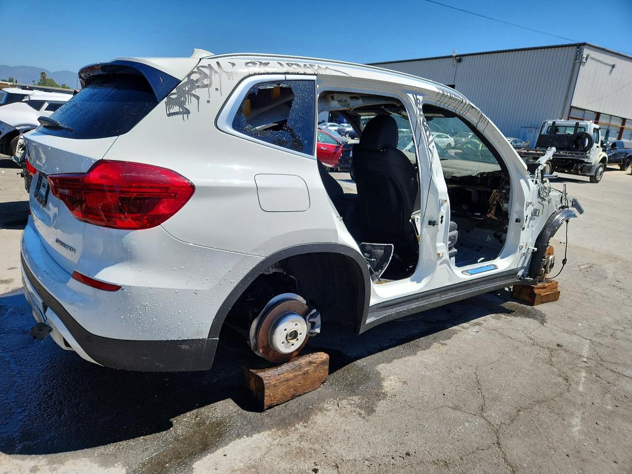 2019 Bmw X3 Sdrive30i White vin: 5UXTR7C56KLR50916